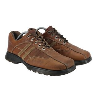 VTG Bed Stu Men's US 8.5-9.5 EU 42 Brown Leather Oxford Chunky Sole Y2K